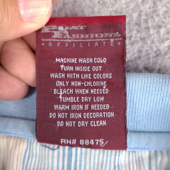 Vintage Def Jam University Polo Shirt Mens Large Blue Rap‎ Hip Hop Short Sleeve - Picture 6 of 16